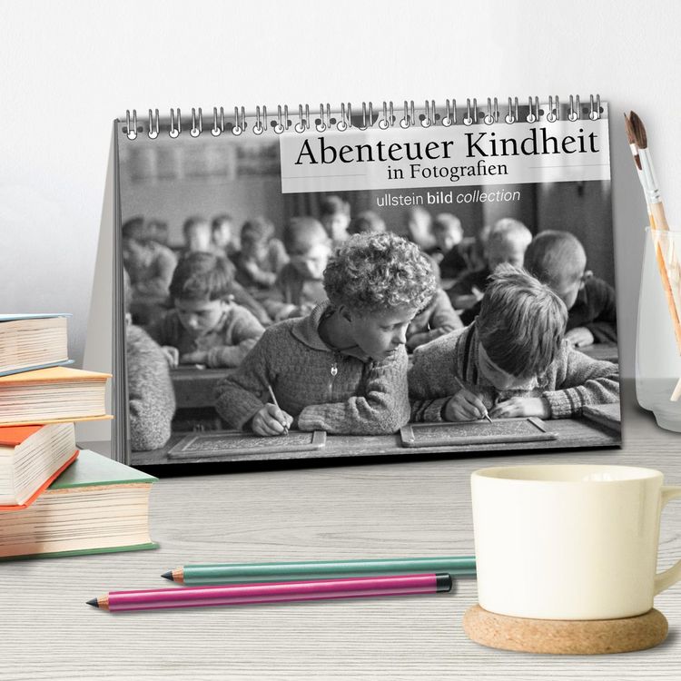 Produktbild: Abenteuer Kindheit in Fotografien (Tischkalender 2026 DIN A5 quer), CALVENDO Monatskalender