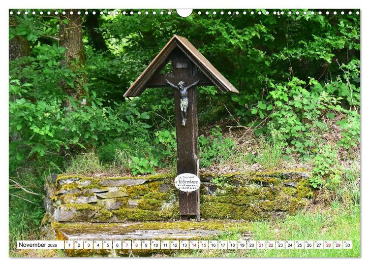 Produktbild: Kreuze und Kruzifixe rund um Simmerath in der Eifel (Wandkalender 2026 DIN A3 quer), CALVENDO Monatskalender
