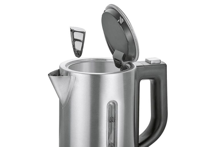 Produktbild: Severin WK 3647 Wasserkocher BPA-frei Edelstahl, Schwarz Fassungsverm&ouml;gen: 0.5l