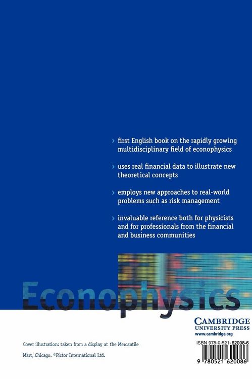 Produktbild: Introduction to Econophysics