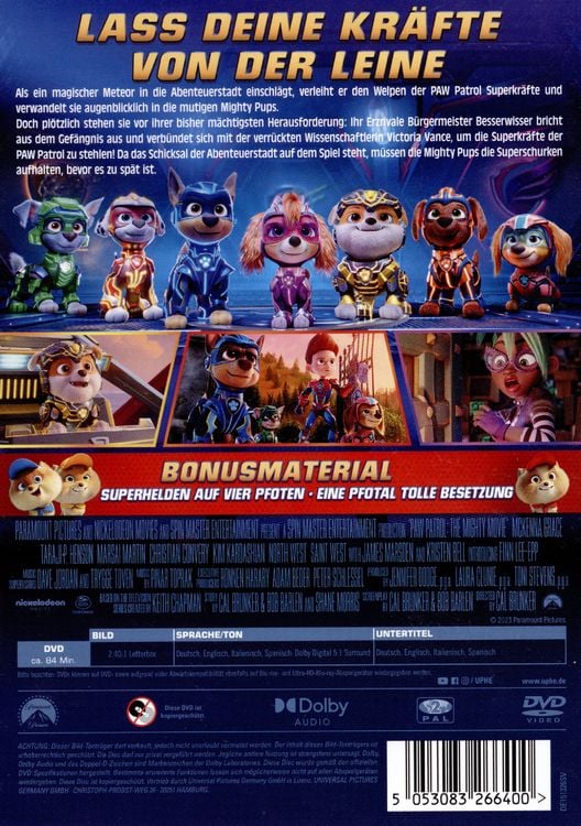 Produktbild: Paw Patrol: Der Mighty Kinofilm