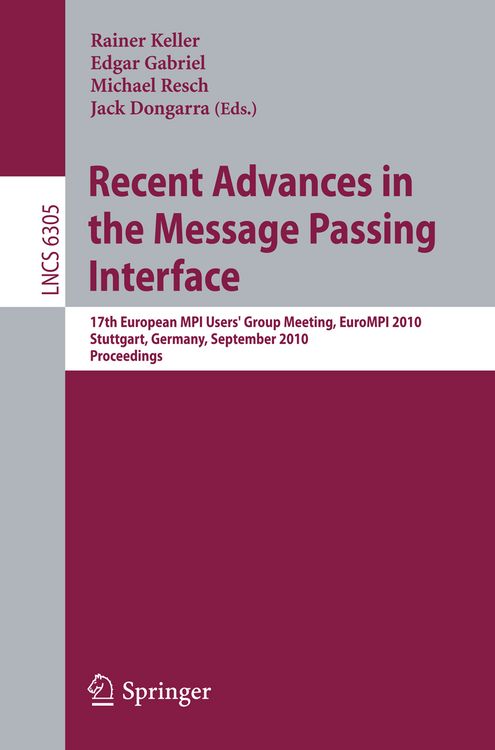 Produktbild: Recent Advances in the Message Passing Interface