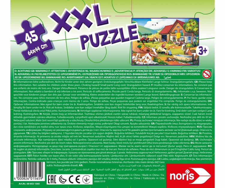 Produktbild: XXL Puzzle Urlaub auf dem Bauernhof