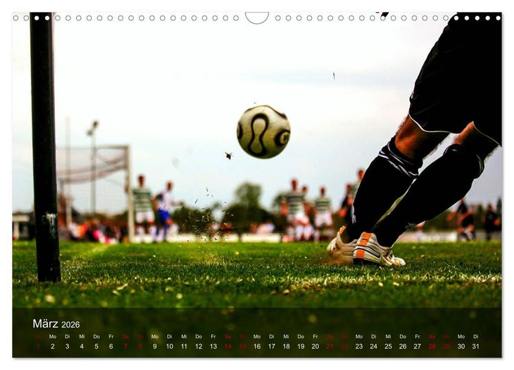 Produktbild: Leidenschaft Fu&szlig;ball (Wandkalender 2026 DIN A3 quer), CALVENDO Monatskalender