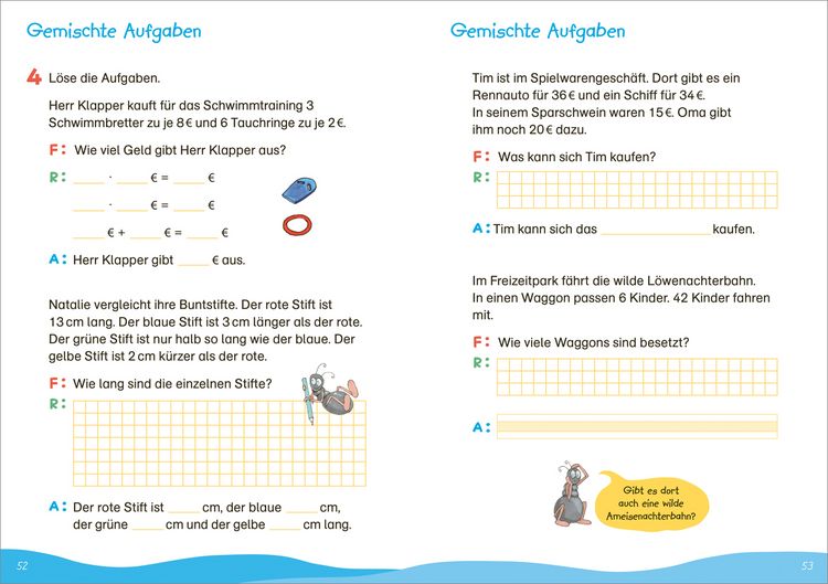 Produktbild: Fit f&uuml;r Textaufgaben 2. Klasse. Mein &Uuml;bungsheft