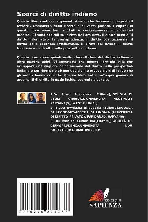 Produktbild: Scorci di diritto indiano
