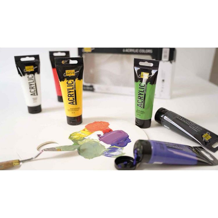 Produktbild: KREUL SOLO GOYA Acrylic 100 ml Tuben 6er Set