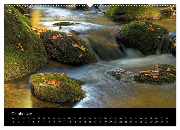 Produktbild: Herbst im Nationalpark Bayerischer Wald (hochwertiger Premium Wandkalender 2026 DIN A2 quer), Kunstdruck in Hochglanz