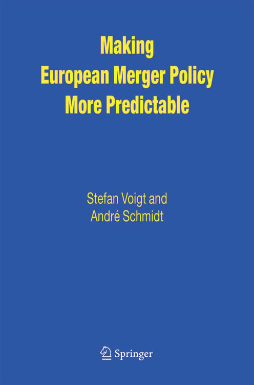 Produktbild: Making European Merger Policy More Predictable