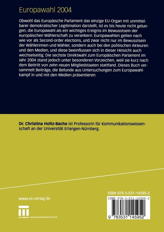 Produktbild: Europawahl 2004