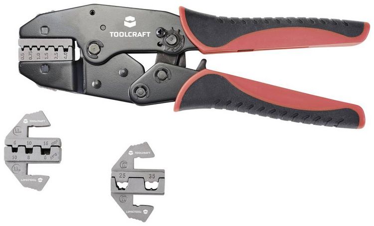 Produktbild: TOOLCRAFT TO-7703463 Crimpzangen-Set 83teilig Aderendh&uuml;lsen 0.5 bis 35mm&sup2; Inkl. Aderendh&uuml;lsensortiment im Koffer, Inkl