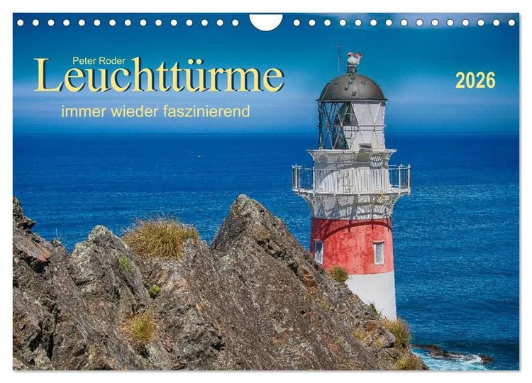 Produktbild: Leucht&uuml;rme - immer wieder faszinierend (Wandkalender 2026 DIN A4 quer), CALVENDO Monatskalender