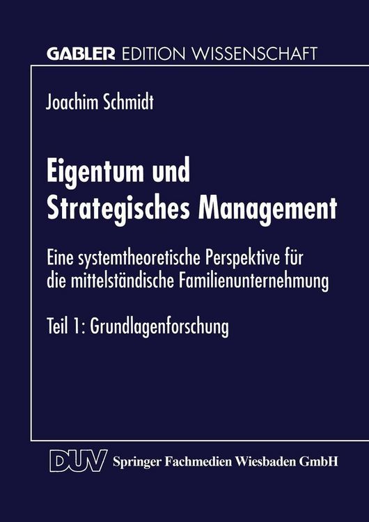 Produktbild: Eigentum und Strategisches Management
