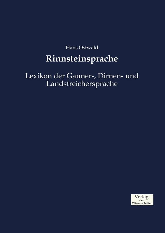 Produktbild: Rinnsteinsprache