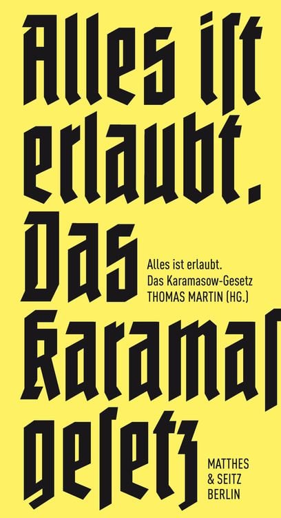 Bild vom Artikel Alles ist erlaubt. vom Autor Thomas Martin