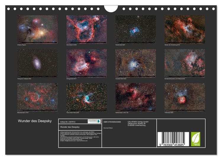 Produktbild: Wunder des Deepsky (Wandkalender 2027 DIN A4 quer), CALVENDO Monatskalender