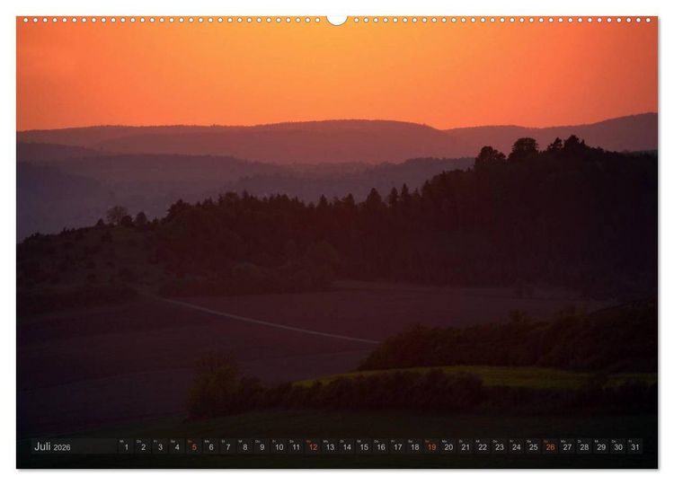 Produktbild: Zauberhafte Abendstimmung (hochwertiger Premium Wandkalender 2026 DIN A2 quer), Kunstdruck in Hochglanz