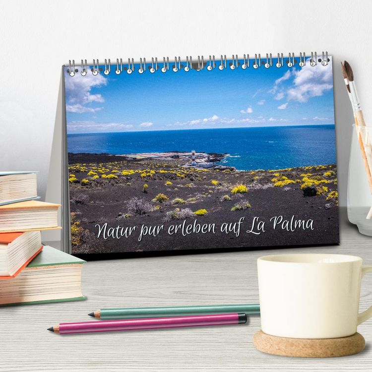 Produktbild: Natur pur erleben auf La Palma (Tischkalender 2026 DIN A5 quer), CALVENDO Monatskalender