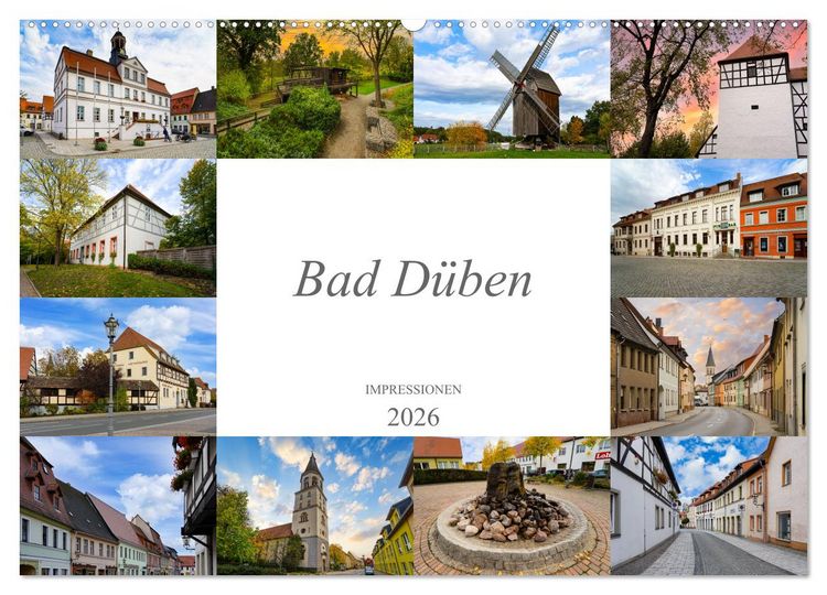 Produktbild: Bad D&uuml;ben Impressionen (Wandkalender 2026 DIN A2 quer), CALVENDO Monatskalender