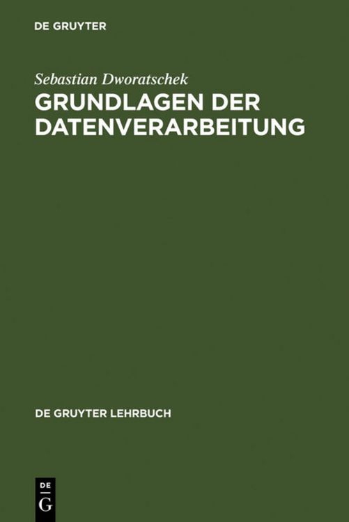 Produktbild: Grundlagen der Datenverarbeitung