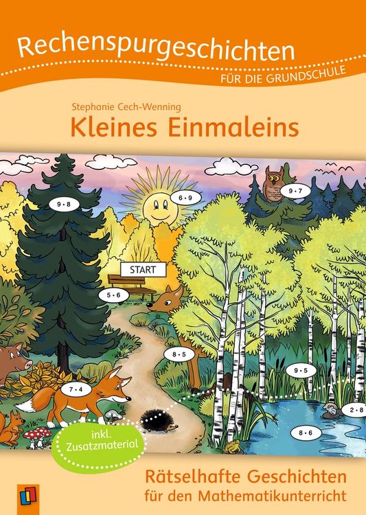 Produktbild: Rechenspurgeschichten f&uuml;r die Grundschule - Kleines Einmaleins