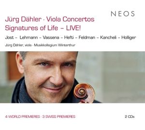 Produktbild: J&uuml;rg D&auml;hler &uacute; Viola Concertos - Signatures of Life