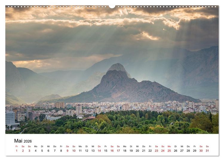 Produktbild: T&uuml;rkei, Antalya: Urlaubsparadies am Mittelmeer (hochwertiger Premium Wandkalender 2026 DIN A2 quer), Kunstdruck in Hochglanz