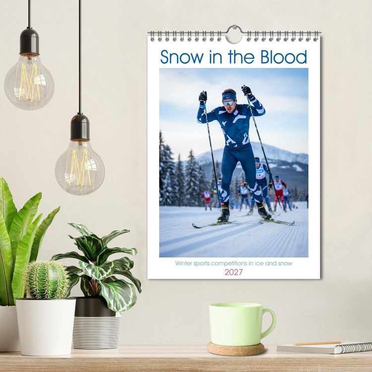 Produktbild: Snow in the Blood (Wall Calendar 2027 DIN A4 portrait), CALVENDO 12 Month Wall Calendar