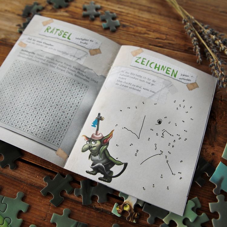 Produktbild: KoboldKroniken. Puzzle im Buch. Voll verheinzelt. 300 Teile