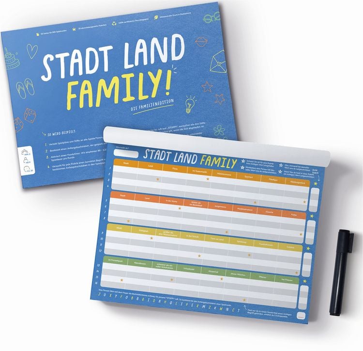 Produktbild: Stadt Land Family (Spiel)