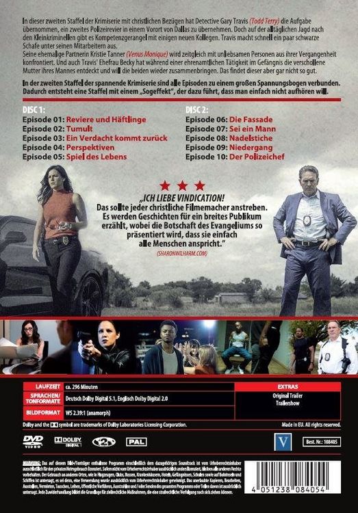 Produktbild: Vindication - Rechtfertigung (Staffel 2) [2 DVDs]