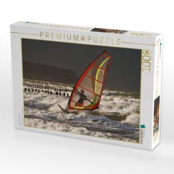 Produktbild: CALVENDO Puzzle Surfer auf der Ostsee | 1000 Teile Lege-Gr&ouml;&szlig;e 64x48cm Foto-Puzzle f&uuml;r gl&uuml;ckliche Stunden