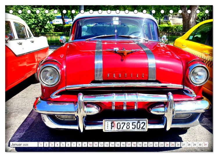Produktbild: PONTIAC '55 (Tischkalender 2026 DIN A5 quer), CALVENDO Monatskalender