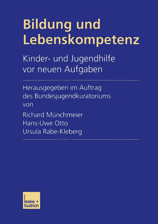 Produktbild: Bildung und Lebenskompetenz