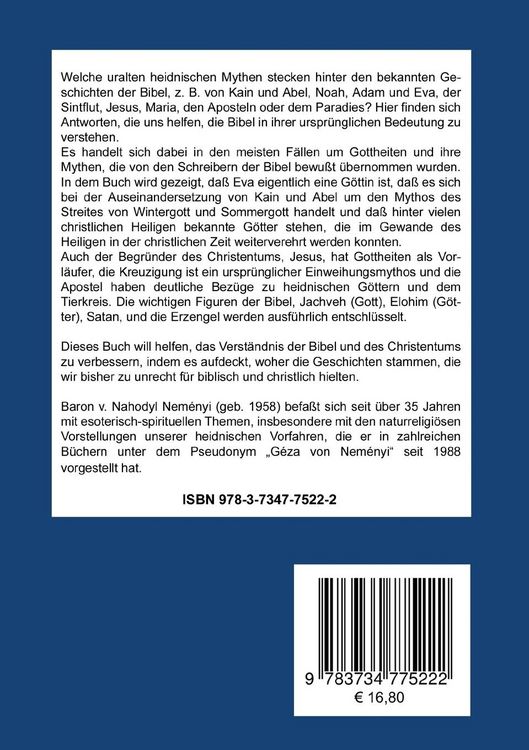 Produktbild: Der Ursprung biblischer Mythen