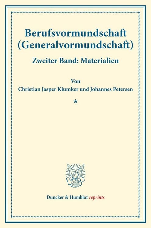 Produktbild: Berufsvormundschaft (Generalvormundschaft).
