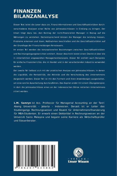 Produktbild: Finanzen Bilanzanalyse