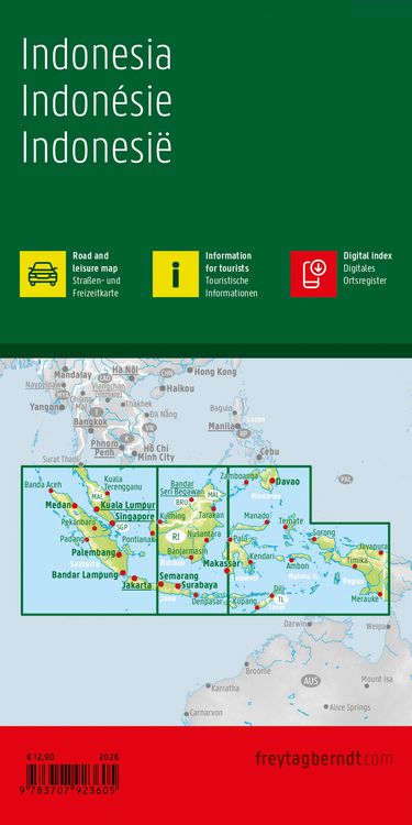 Produktbild: freytag & berndt Stra&szlig;enkarte Indonesien 1:3,2 Mio.