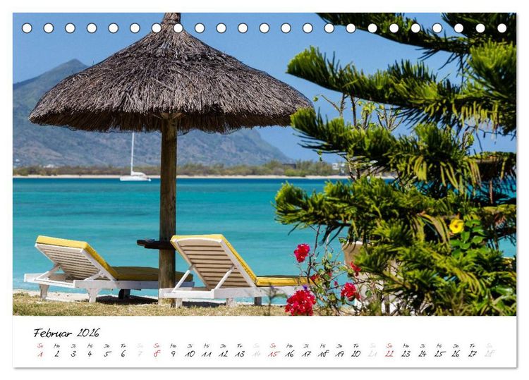 Produktbild: Mauritius - Insel zum Durchatmen (Tischkalender 2026 DIN A5 quer), CALVENDO Monatskalender
