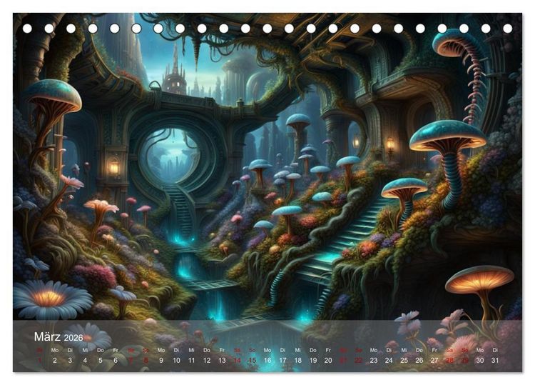 Produktbild: Epische Aussichten (Tischkalender 2026 DIN A5 quer), CALVENDO Monatskalender