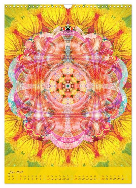 Produktbild: FLORALE MANDALAS (Wandkalender 2027 DIN A3 hoch), CALVENDO Monatskalender