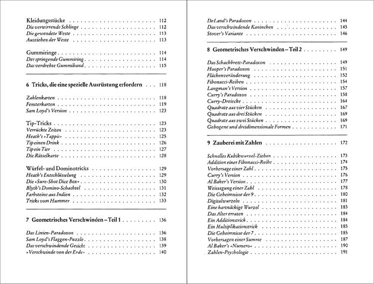 Produktbild: Das verschwundene Kaninchen und andere mathematische Tricks