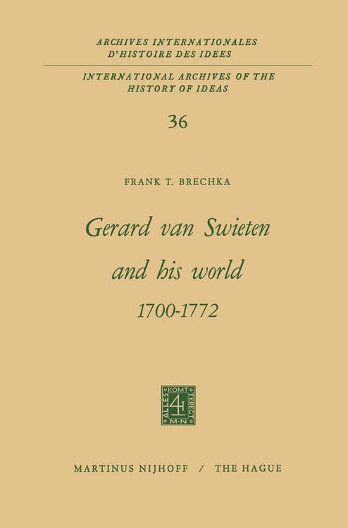 Produktbild: Gerard Van Swieten and His World 1700&ndash;1772