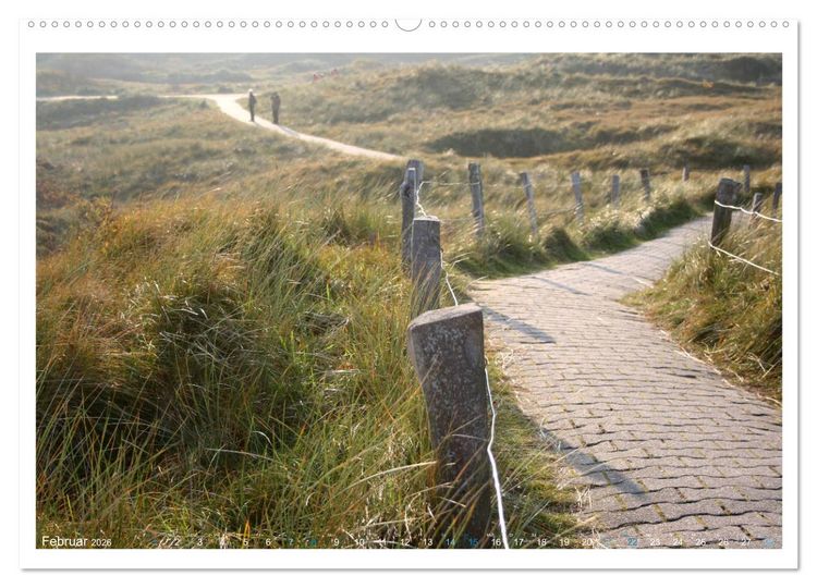 Produktbild: OP SPIEKEROOG (Wandkalender 2026 DIN A2 quer), CALVENDO Monatskalender