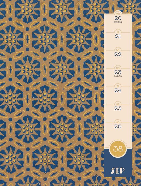 Produktbild: Patterns Wochenplaner Kalender 2027