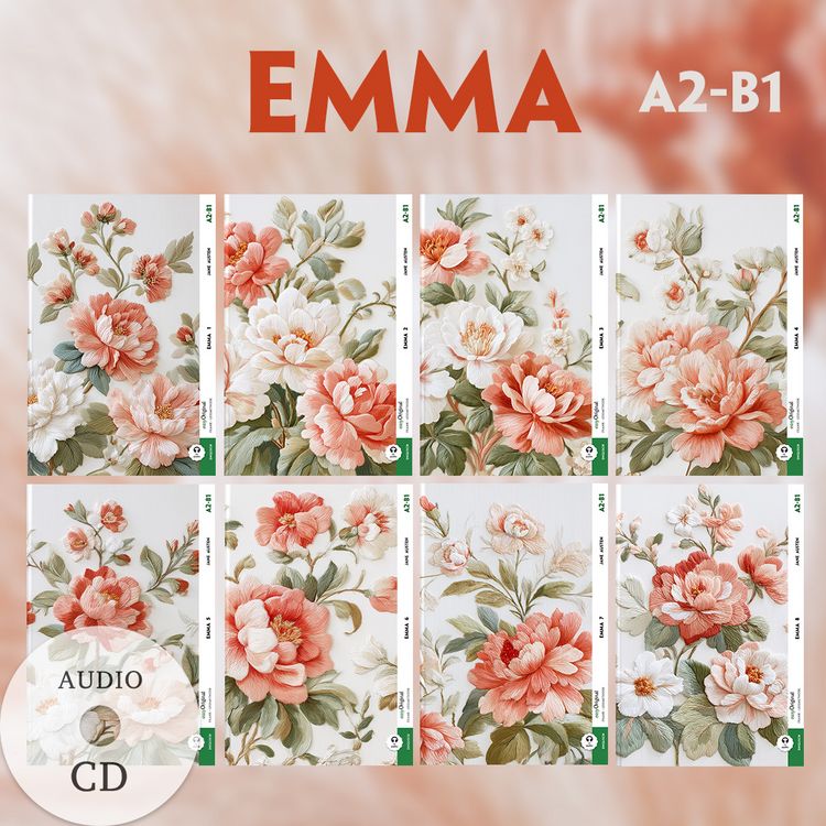 Produktbild: Emma A2-B1 (8 B&uuml;cher + Audio-CDs)