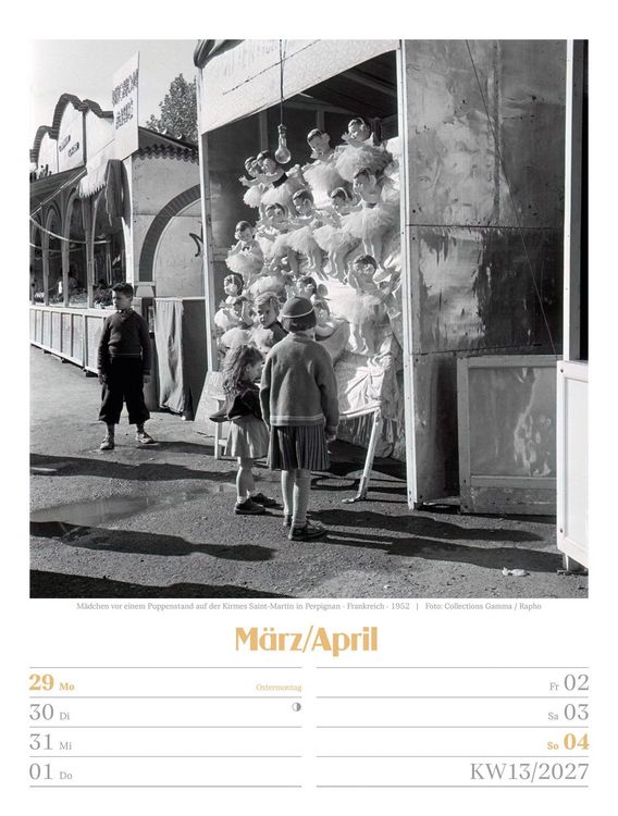 Produktbild: Die gute alte Zeit Wochenplaner Kalender 2027
