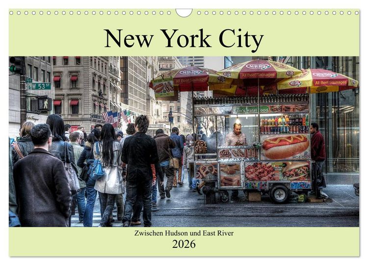 Produktbild: New York City - Zwischen Hudson und East River (Wandkalender 2026 DIN A3 quer), CALVENDO Monatskalender