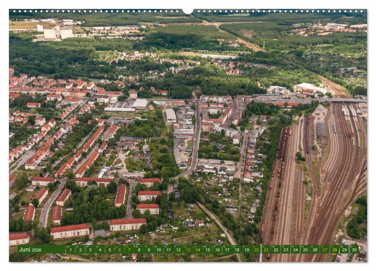 Produktbild: Eberswalde in Luftbildern (Wandkalender 2026 DIN A2 quer), CALVENDO Monatskalender