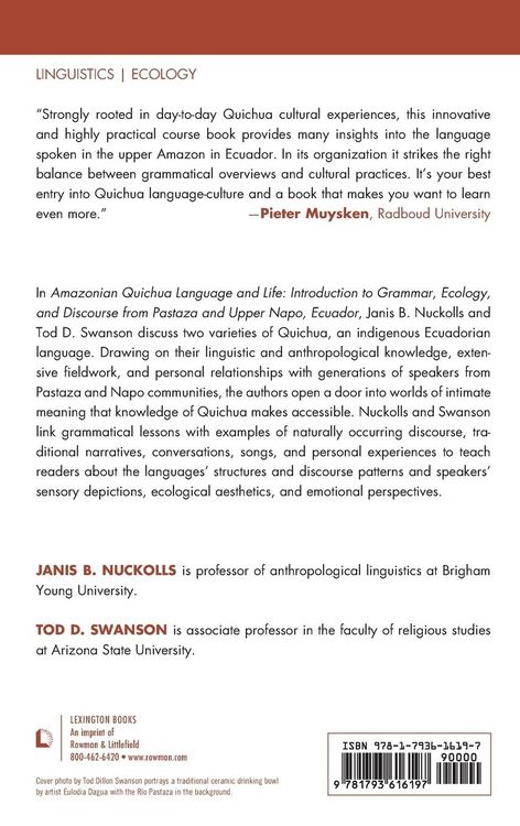Produktbild: Amazonian Quichua Language and Life